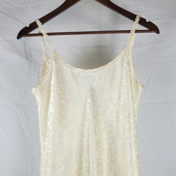 Vintage Erika Taylor Cream Satin Slip Dress - Picture 2 of 7